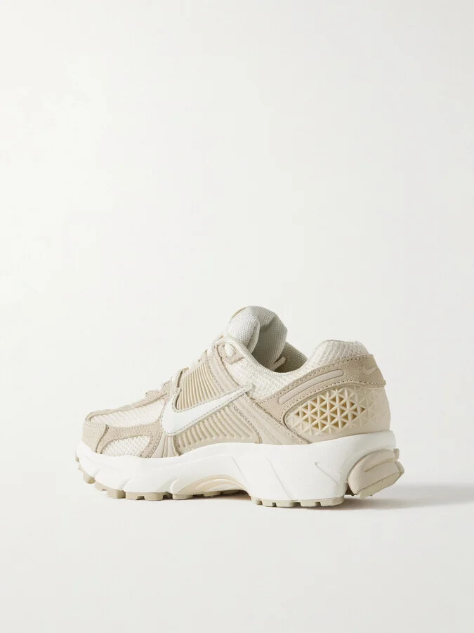 Nike - Zoom Vomero 5 Leather, Suede, Rubber And Mesh Sneakers - Cream - Image 3