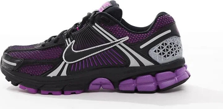 Nike Zoom Vomero 5 sneakers in black and purple - Image 2