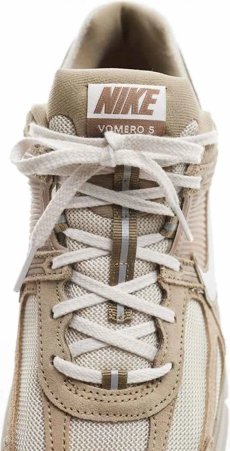 Nike Zoom Vomero 5 sneakers in khaki and beige - Image 3