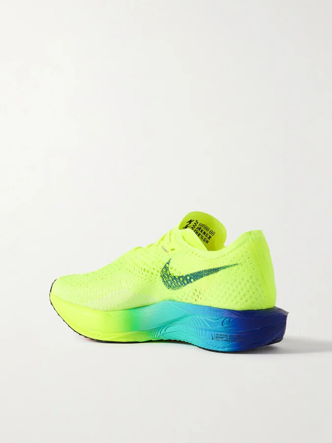 Nike - Zoomx Vaporfly 3 Flyknit Sneakers - Green - Image 3