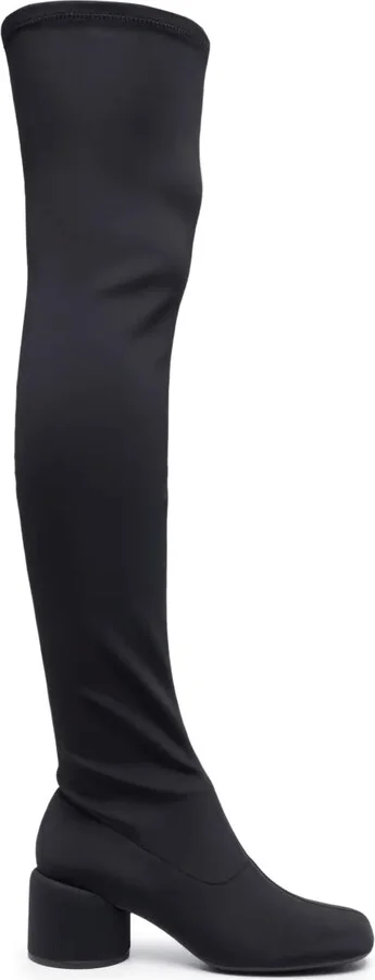 Niki 70mm thigh-high slip-on boots