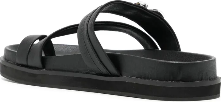 Nikita chain-detail leather sandals - Image 3