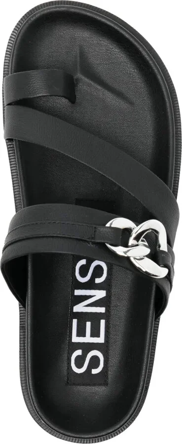 Nikita chain-detail leather sandals - Image 4