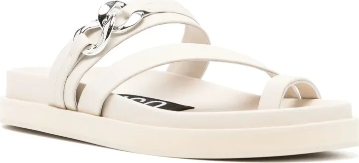 Nikita chain-detail leather sandals - Image 2