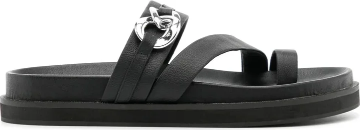 Nikita chain-detail leather sandals