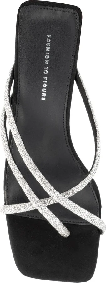 Nikita Pavé Crystal Slide Sandal - Wide Width - Image 5