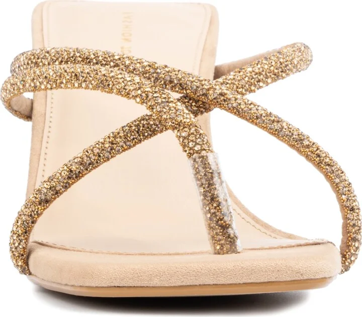 Nikita Pavé Crystal Slide Sandal - Wide Width - Image 9