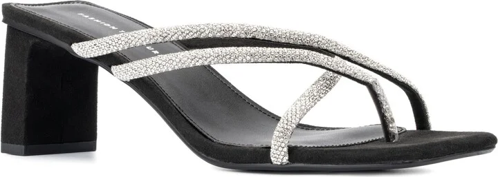 Nikita Pavé Crystal Slide Sandal - Wide Width