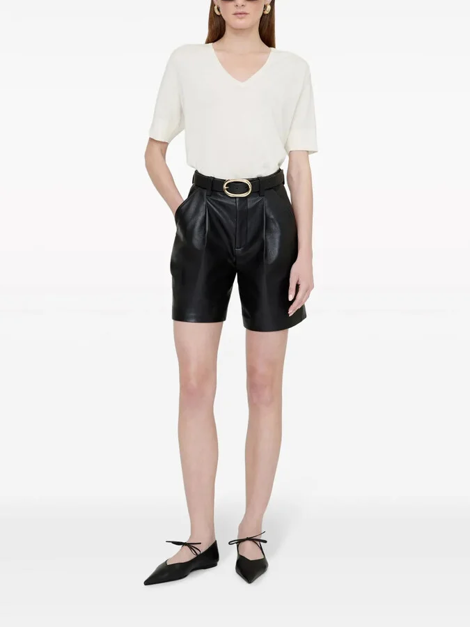 Nikki leather ballerina shoes - Image 5