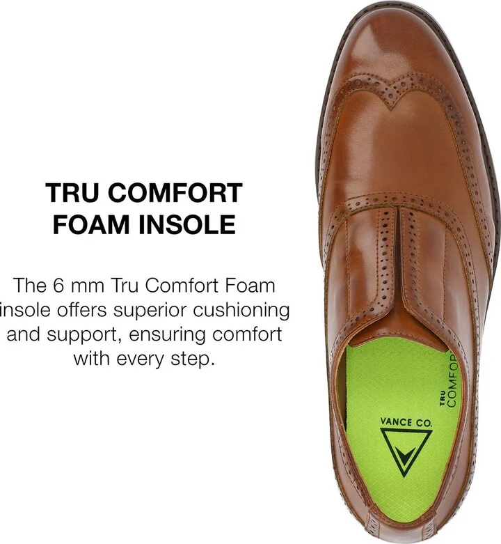 Nikola Tru Comfort Wingtip Slip-On Oxford - Image 8