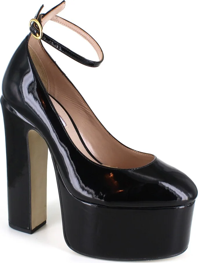 Nikole Ankle Strap Platform Pump