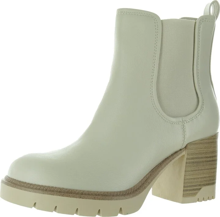 Nilo Womens Faux Leather Pull On Chelsea Boots