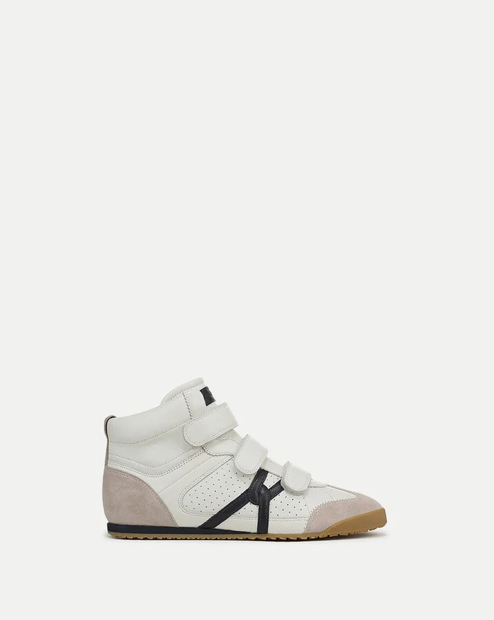 Nima High-Top Velcro Sneaker Coconut Navy