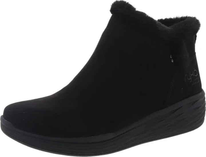 Nimbus Womens Faux Fur Lined Man Made Ankle Boots