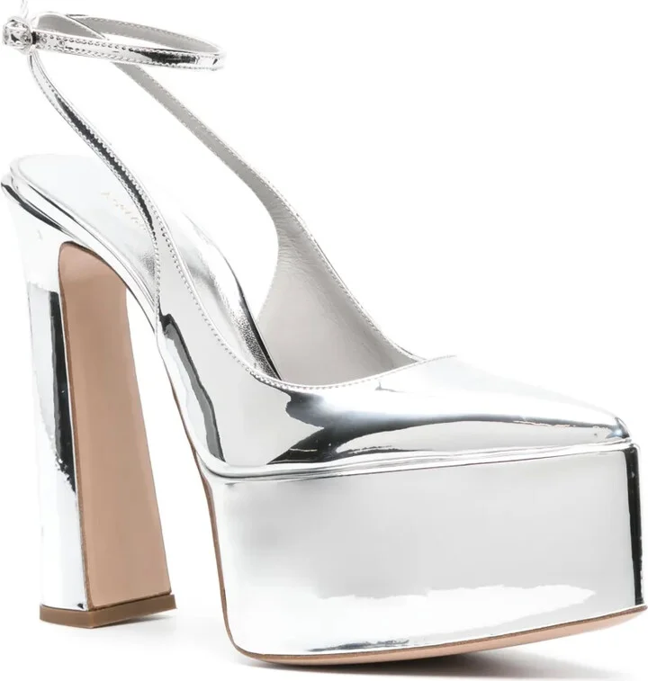 Nina 170mm metallic pumps - Image 2