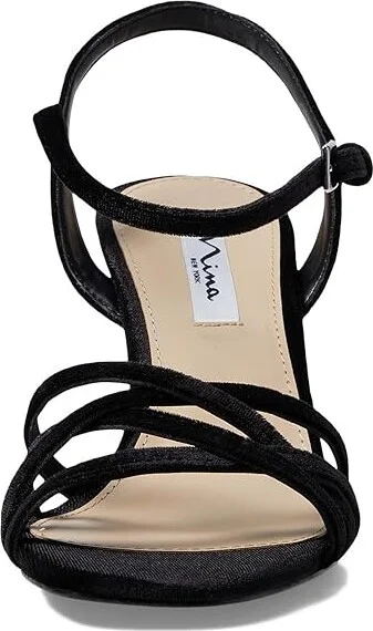 Nina April Women's Shoes Black : 5 M, Synthetic/Textile - Image 2