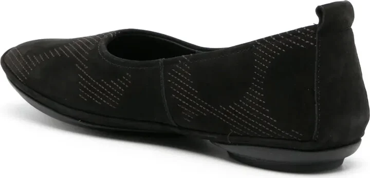 Nina decorative-stitching ballerina shoes - Image 3