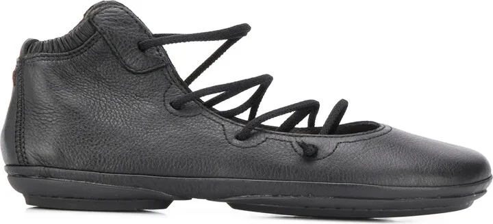 Nina lace-up ballerina shoes