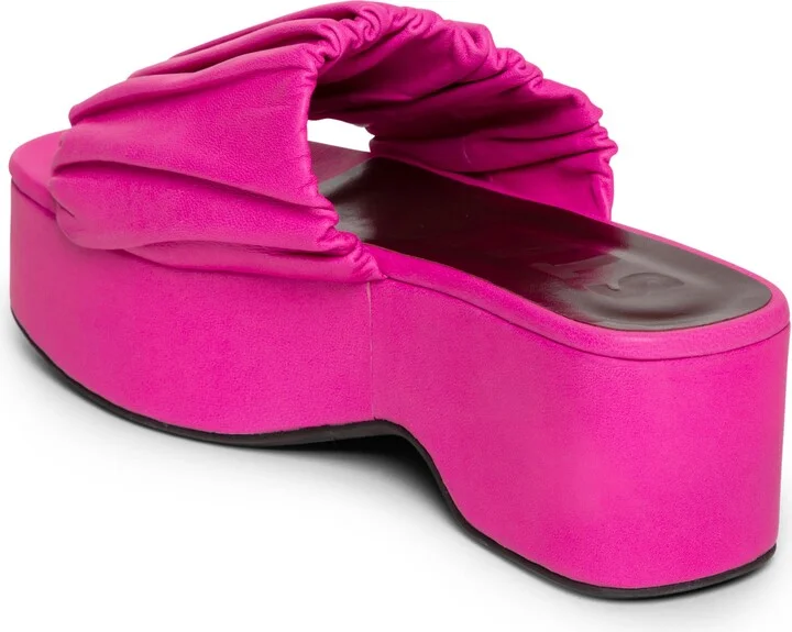 Nina Ruched Platform Sandal - Image 2