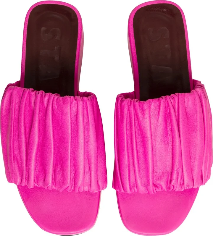 Nina Ruched Platform Sandal - Image 4
