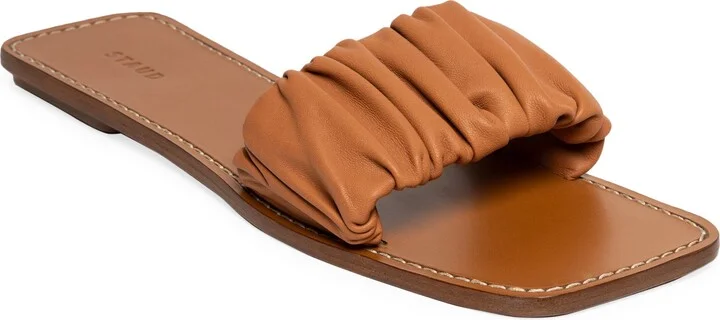 Nina Ruched Slide Sandal
