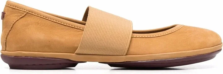 Nina suede ballerina shoes