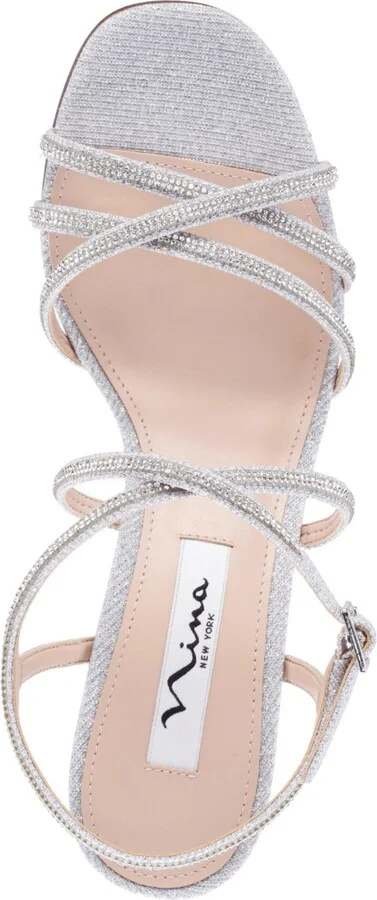 Nina Women's Anna Embellished Evening Sandals - Image 11