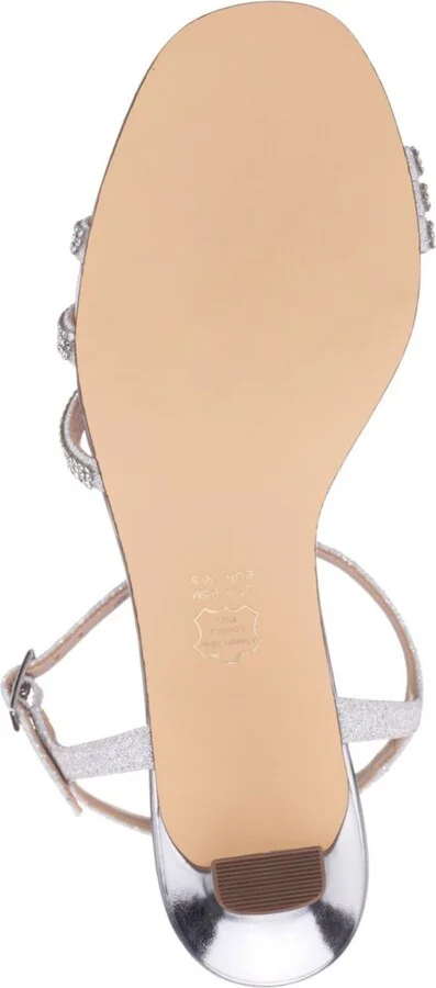 Nina Women's Bettany Mid Heel Crytal Asymmetrical Straps - Image 4