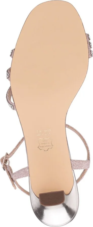 Nina Women's Bettany Mid Heel Crytal Asymmetrical Straps - Image 9
