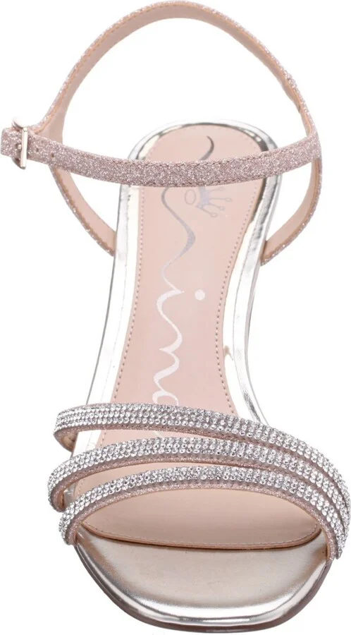 Nina Women's Bettany Mid Heel Crytal Asymmetrical Straps - Image 10