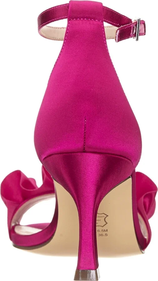 Nina Women's Lisa Mid Heel with Ruffle Sandal - Image 4