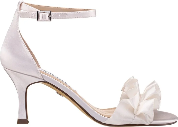 Nina Women's Lisa Mid Heel with Ruffle Sandal - Image 7