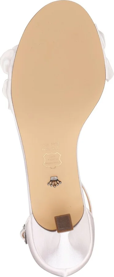 Nina Women's Lisa Mid Heel with Ruffle Sandal - Image 10