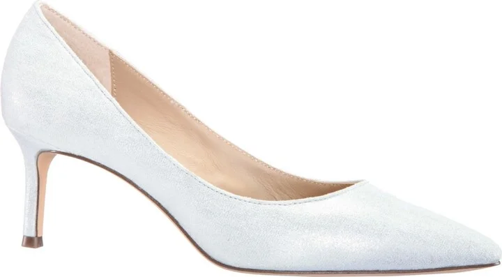 Silver Reflective Suedette