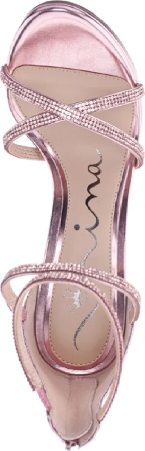 Nina Women's Ryann Almond Toe Strappy Platform Sandals - Image 4