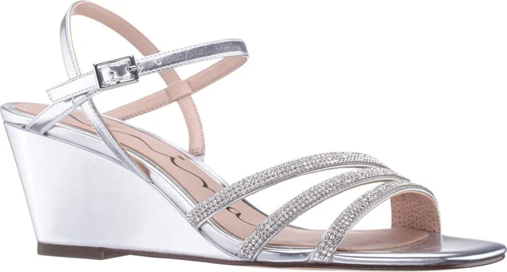 Nina Women's Sabina Almond Toe Wedge Sandals