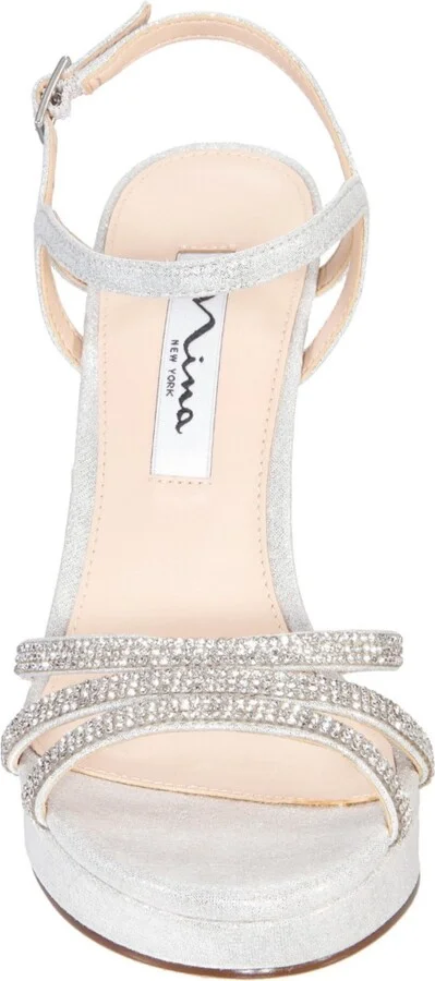 Nina Women's Saralyn Platform Block Heel Evening Sandals - Image 8