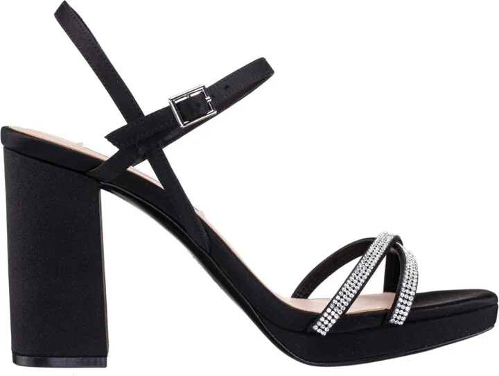 Nina Women's Steven Block Heel Platform Evening Sandals - Image 2