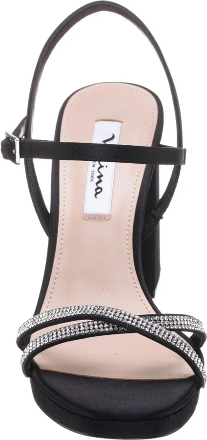 Nina Women's Steven Block Heel Platform Evening Sandals - Image 6