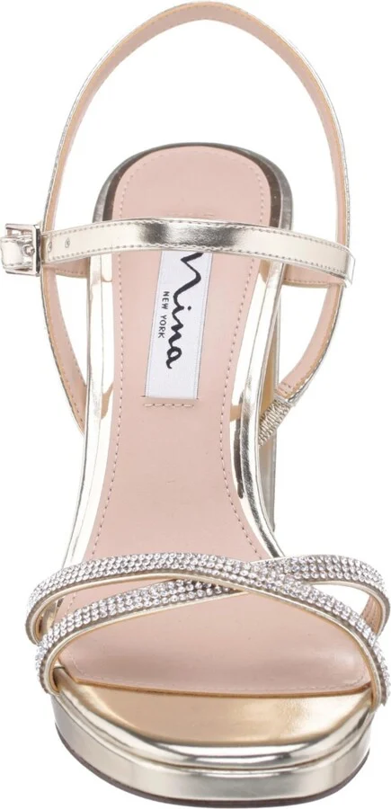 Nina Women's Steven Block Heel Platform Evening Sandals - Image 11