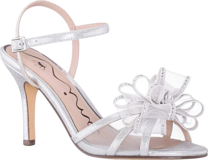 Nina Women's Vayda Bow Almond Toe Dress Sandals