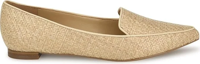Nine West Abay Women's Shoes Medium Natural Woven : 8.5 M, Leather - Image 5