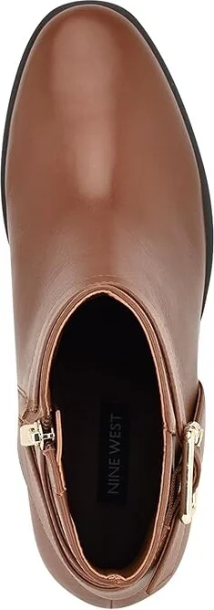 Nine West Alleva Women's Boots Brown Leather : 6 M, Leather/Rubber - Image 2