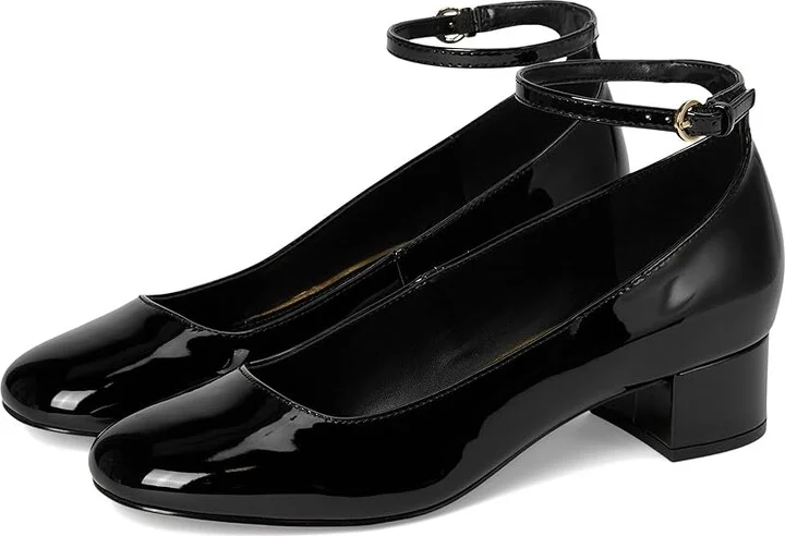 Nine West Amaize High Women's Heels Black Patent : 5.5 M, Leather/Rubber