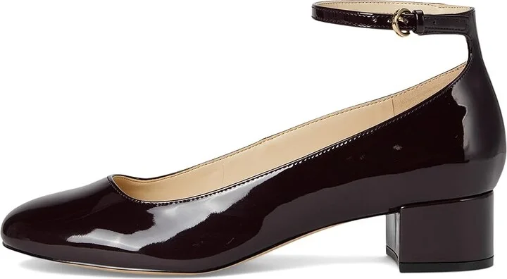 Nine West Amaize High Women's Heels Dark Red Patent : 6 M, Leather/Rubber - Image 6