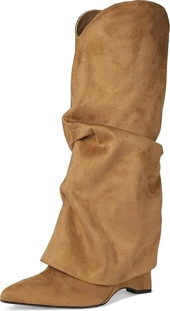 Nine West Amazin Women's Boots Cognac : 9 M, Suede/Synthetic - Image 5