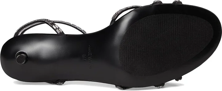 Nine West Amseta Women's Dress Sandals Black : 6 M, Rubber/Synthetic - Image 3