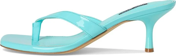 Nine West Andela Women's Dress Sandals Blue Patent : 8.5 M, Rubber/Synthetic - Image 6