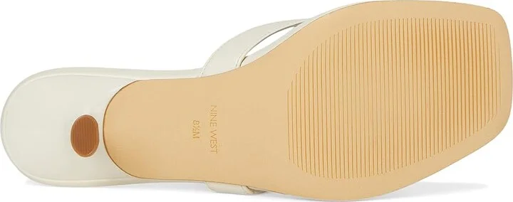 Nine West Andela Women's Dress Sandals Cream : 9.5 M, Rubber/Synthetic - Image 3