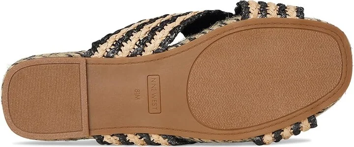 Nine West Animay Women's Dress Sandals Black/Natural : 8 M, Synthetic - Image 3